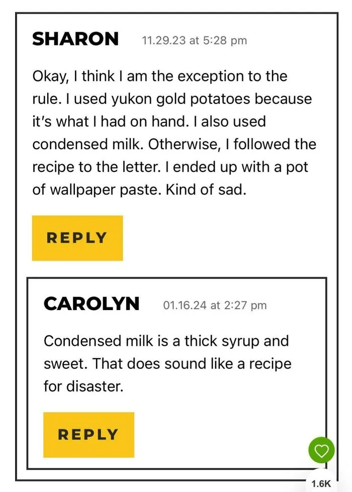 Condensed Milk In Soup??