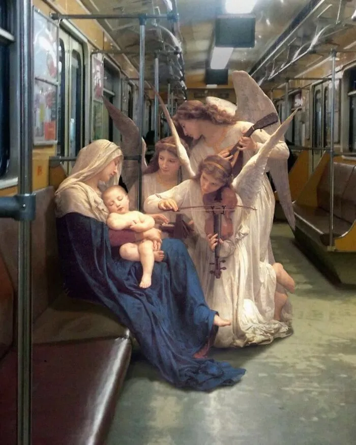 William-Adolphe Bouguereau “Song Of Angel”