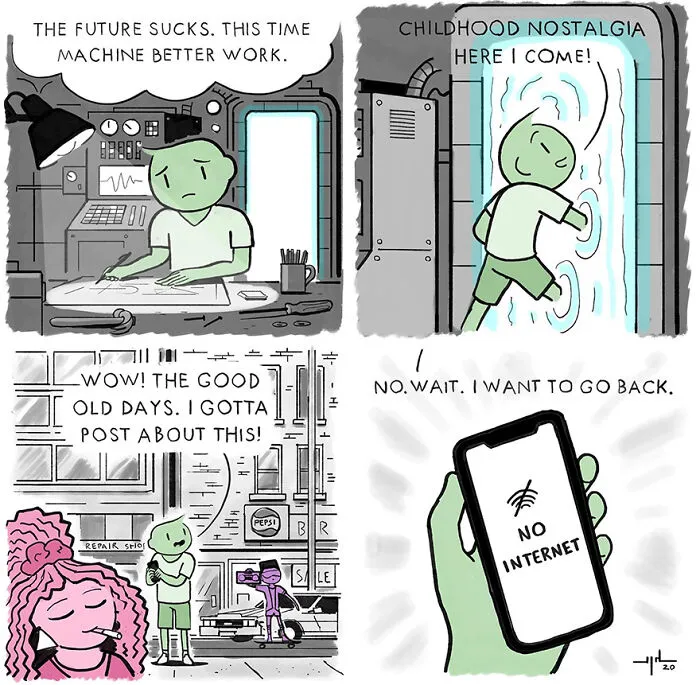 38 Relatably Absurd Comics By Yanni Davros That Explore Funny Human Quirks (New Pics)