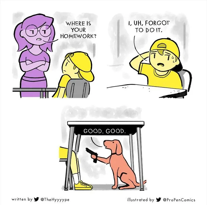 38 Relatably Absurd Comics By Yanni Davros That Explore Funny Human Quirks (New Pics)