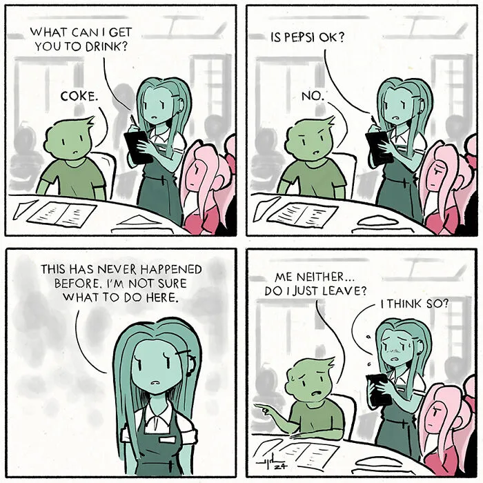 38 Relatably Absurd Comics By Yanni Davros That Explore Funny Human Quirks (New Pics)