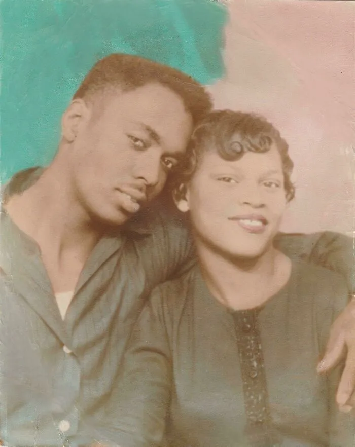 My Grandparents In The Mid ‘50s. Taken In A Photo Booth At A Fair