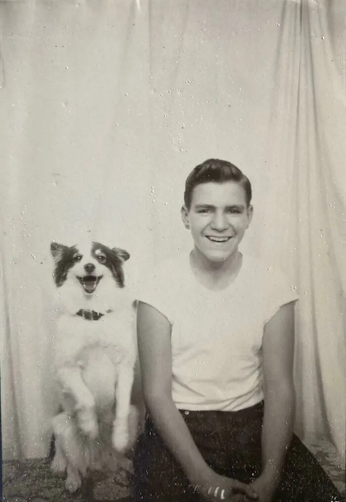 Mi padre y su perro, 1954. Rip 10/15/1939 - 8/25/2021