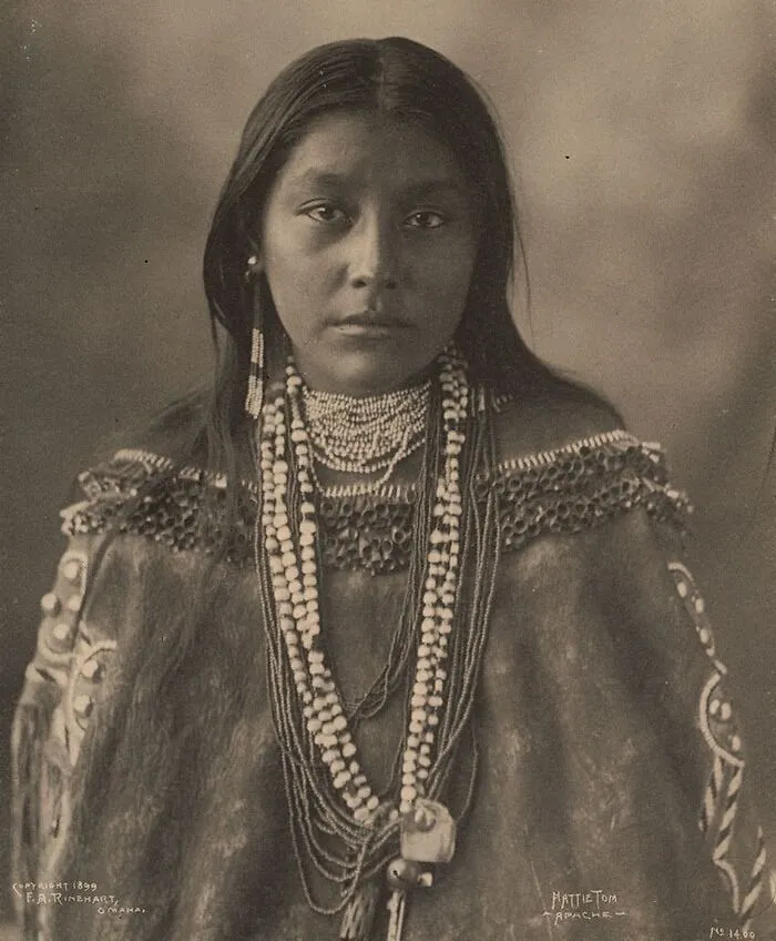 Hattie Tom, Apache, 1899, By Frank A. Rinehart