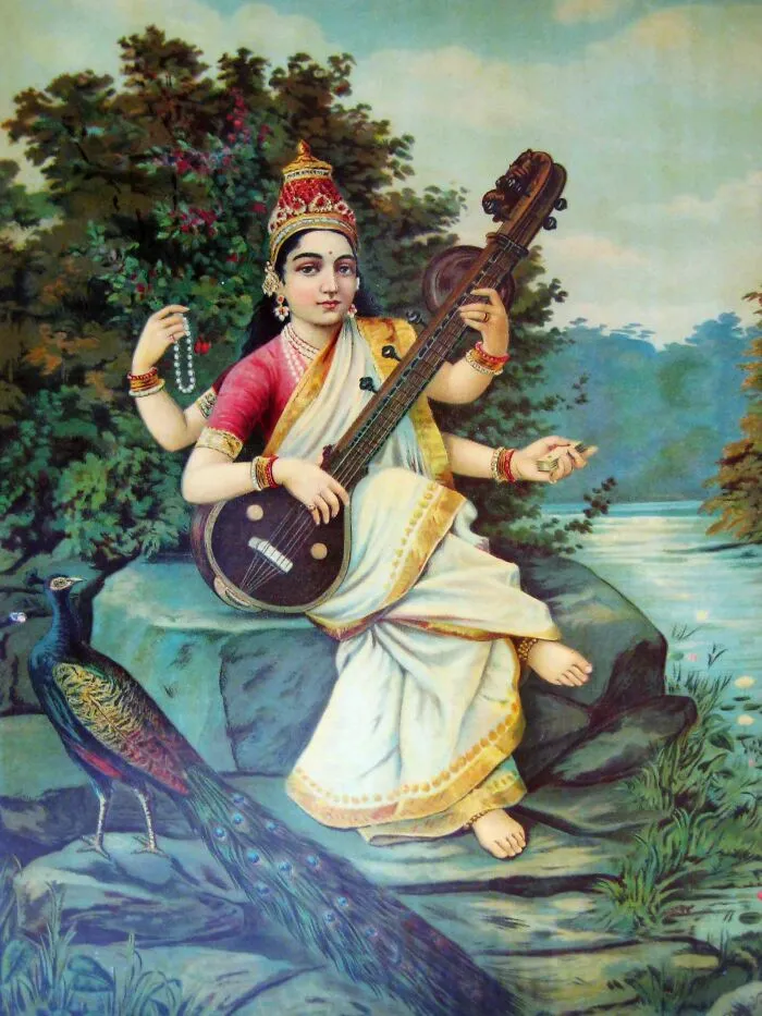 Hinduism Tridevi: Saraswati, Lakshmi, And Parvati