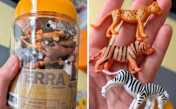 <a style="display:inline;" href="https://www.amazon.com/Terra-Battat-Animals-Assorted-Miniature/dp/B00TYO5UKI?ie=UTF8&th=1&linkCode=ll1&tag=bponion-20&linkId=1556e9a029965357ed768ec18b8fbc72&language=en_US&ref_=as_li_ss_tl " target="_blank"> "We add a jar of <span Style="Font:inherit;color:#d74b1f;"> small animals</Span> (like the kind used as counters) and they make little houses and towns for the creatures." - <span Style="Font:inherit;color:#808080"> Conscious-Magazine44</Span>