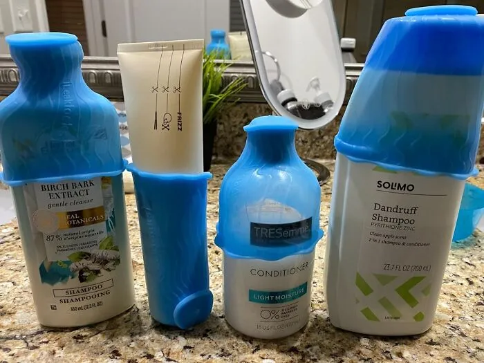 Wrap Your Potentially Traitorous Bottles In <a Style="Display:inline;" Href="Https://Www.amazon.com/Leak-Locks-Containers-Toiletries-Accessory/Dp/B08d6y6y14?ie=utf8&th=1&linkcode=ll1&tag=bpiguana-20&linkid=a944d34f4ae0645ed528f32f113700e9&language=en_us&ref_=as_li_ss_tl" Target="_blank"><span Style="Font: Inherit; Color: #d74b1f;"> Leaklocks Toiletry Skins </Span> So Your Carefully Chosen Vacation Outfits Don't Arrive Pre-Marinated In Face Wash Or Lotion Before You Even Get There