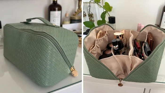 Because Somehow You Need Eighty Percent Of Your Makeup Stash Even For A Short Trip Away, Invest In <a Style="Display:inline;" Href="Https://Www.amazon.com/Eachy-Capacity-Cosmetic-Waterproof-Organizer/Dp/B0c7ml9d5l?ie=utf8&linkcode=ll1&tag=bpiguana-20&linkid=c0d2007d837ba15520a614165b3d57e7&language=en_us&ref_=as_li_ss_tl" Target="_blank"><span Style="Font: Inherit; Color: #d74b1f;"> A Properly Large Travel Makeup Bag </Span> That Won't Judge Your Questionable Packing Decisions