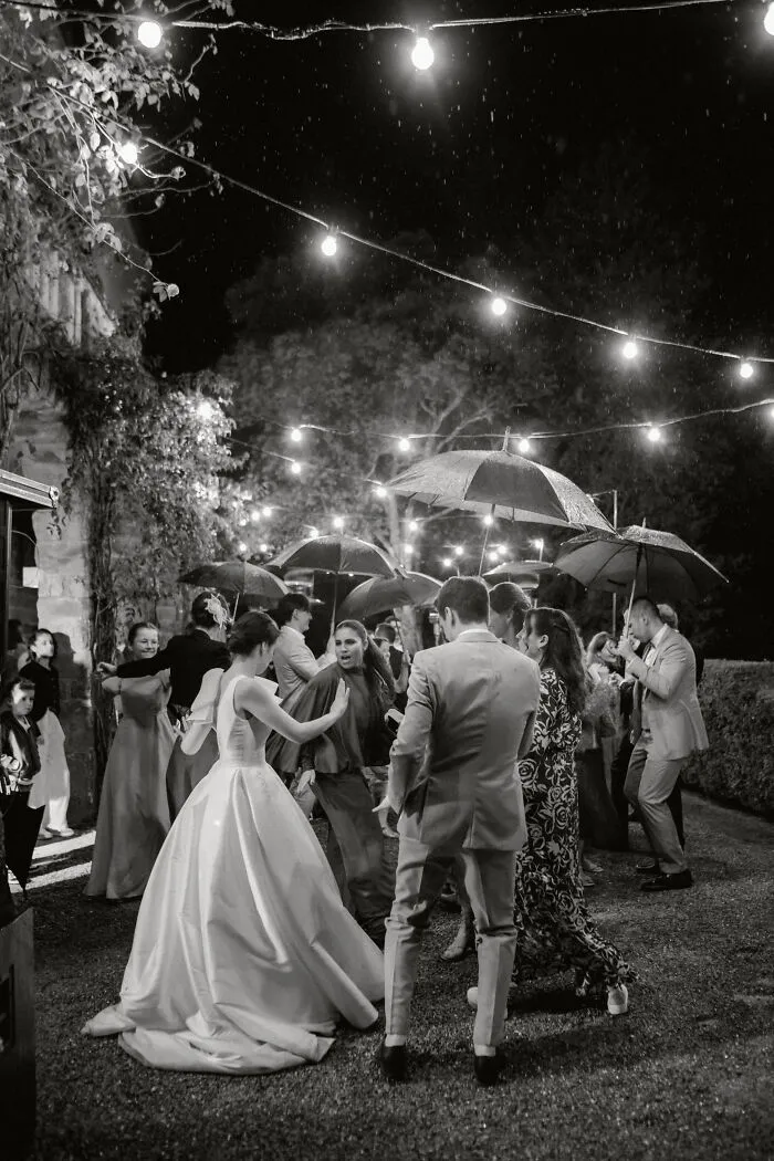 Turns Out Rainy Weddings Are The Best Parties