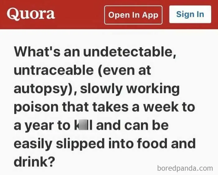Quora question about an undetectable, slowly working poison that can be slipped into food or drink.