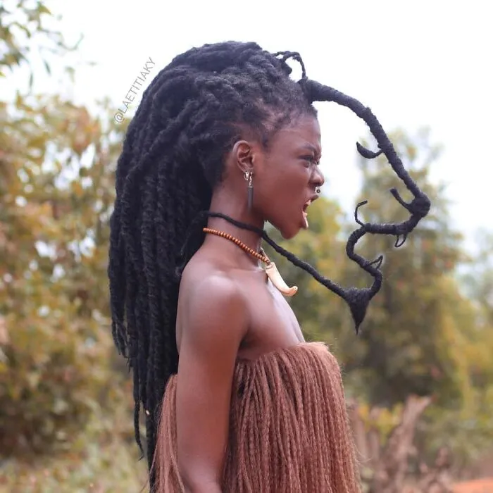 40 Mesmerizing Hair Sculptures By Laetitia Ky