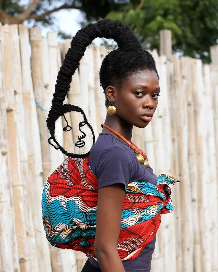 40 Mesmerizing Hair Sculptures By Laetitia Ky