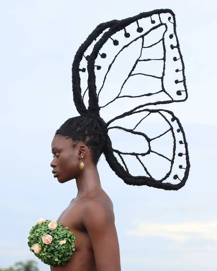 40 Mesmerizing Hair Sculptures By Laetitia Ky