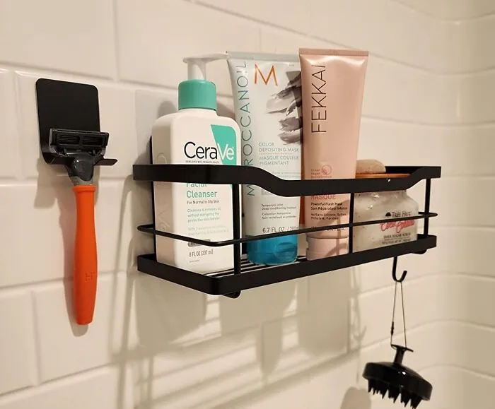 Say Goodbye To Shower-Product-Induced Avalanches By Using The Super Convenient <a Style="Display:inline;" Href="Https://Www.amazon.com/Carwiner-Bathroom-Conditioner-Stainless-Organizer/Dp/B0949h419h?ie=utf8&th=1&linkcode=ll1&tag=bpworm-20&linkid=f79948b5ad7a86d3c6e544f60c9d87dd&language=en_us&ref_=as_li_ss_tl" Target="_blank"><span Style="Font: Inherit; Color: #d74b1f;"> Shower Wall Caddy</Span>!