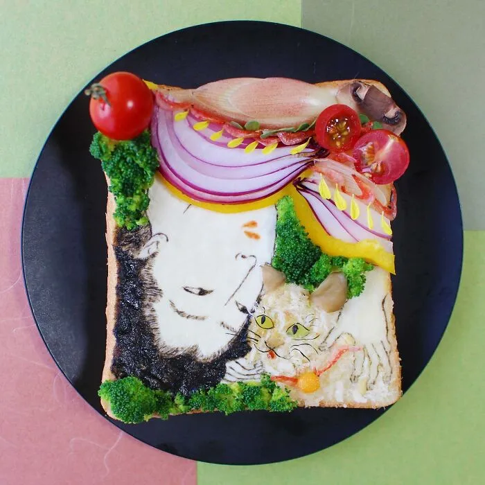80 Creative Toast Designs By Japanese Artist (New Pics)