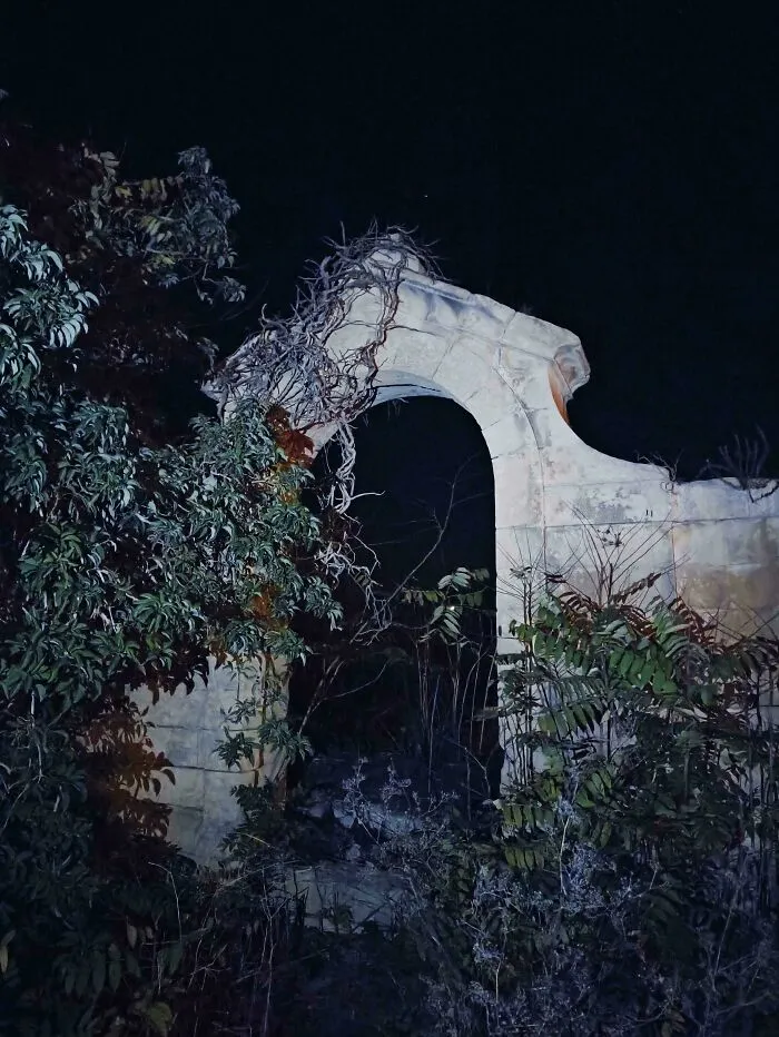 The Entrance Of An Abandoned Plague Cemetery