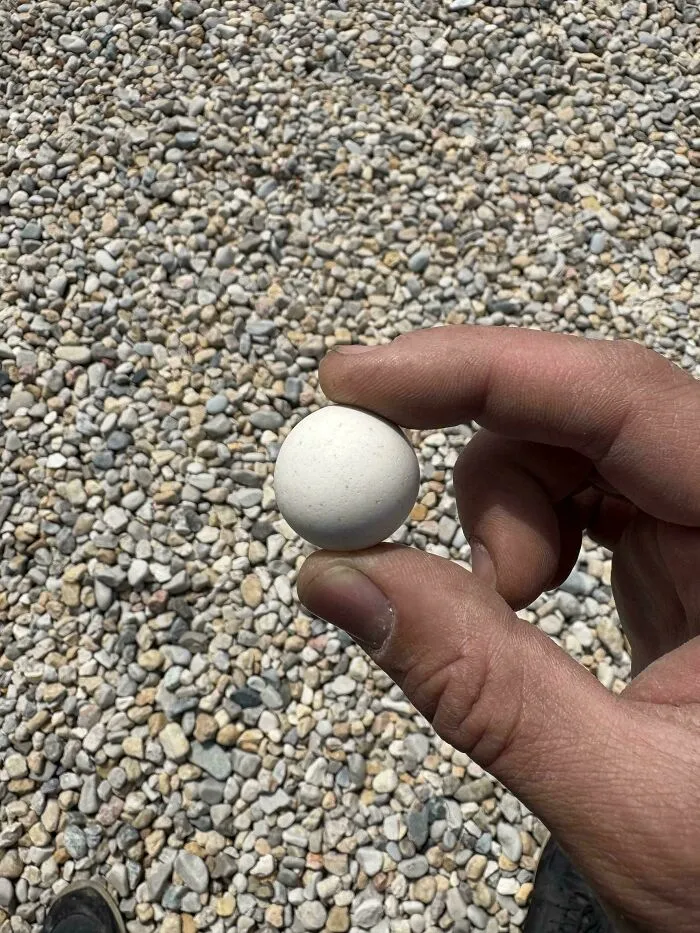 I Found A Perfect Spherical Stone In A Pebble Pile