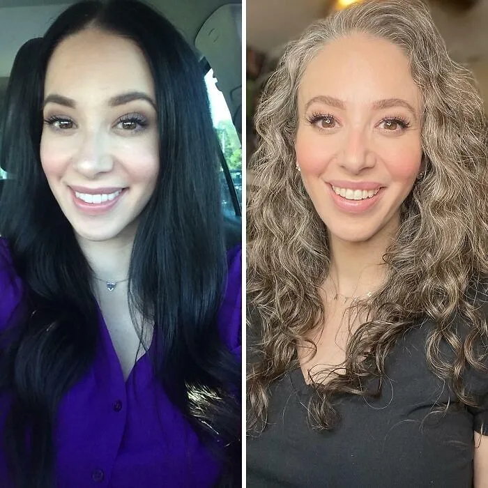 Tras 8 años, acepto mi color natural y mis rizos