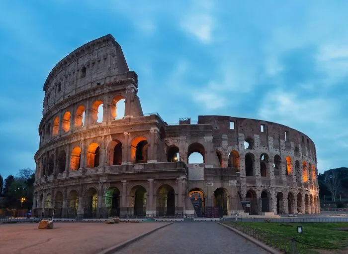 Colosseum, Rome, Italy, Construction Began Between 70 And 72 Ce, Completed In Ad 80