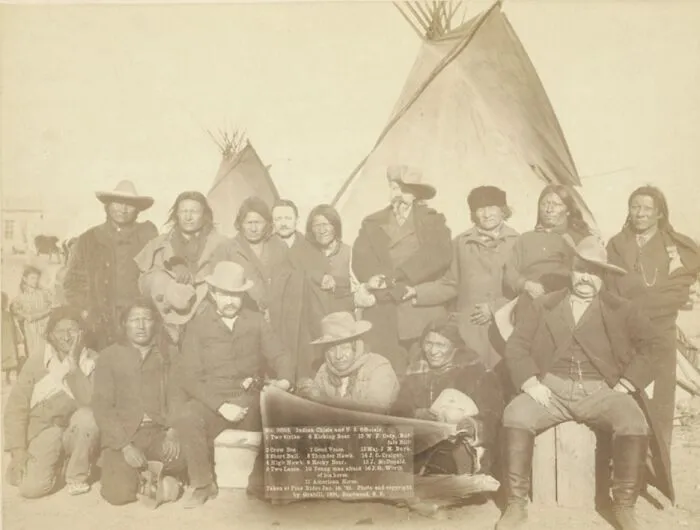 Indian Chiefs And U.S. Officials