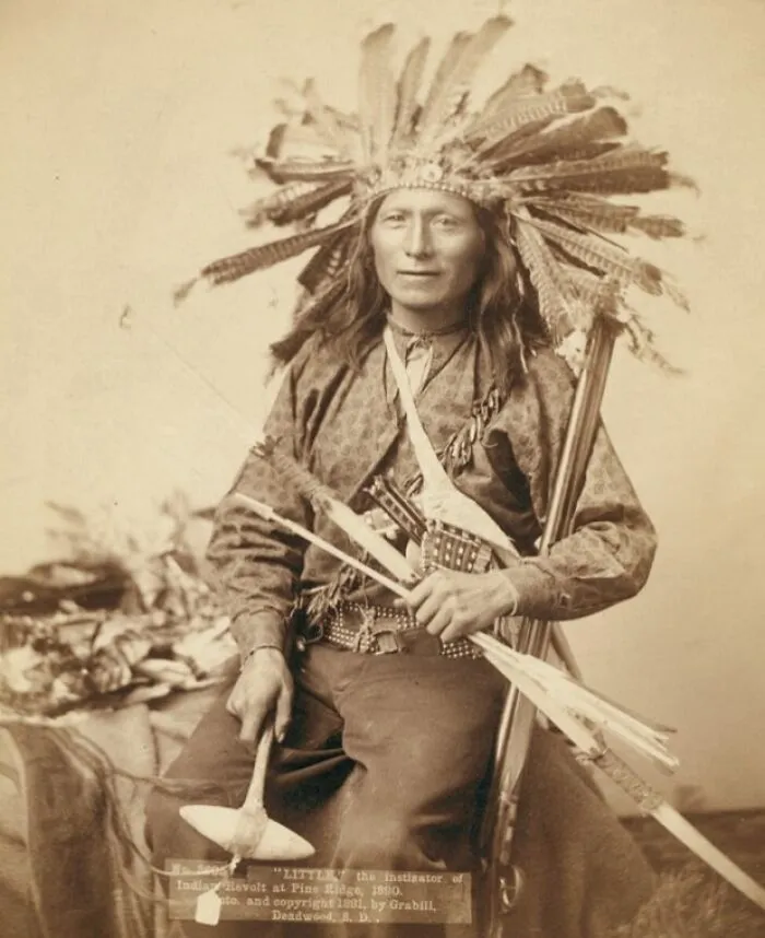 Little," The Instigator Of Indian Revolt At Pine Ridge, 1890