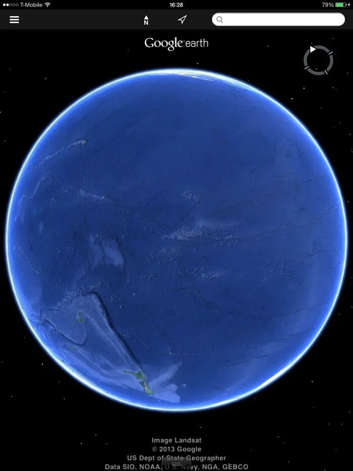 Una vista de la Tierra que no solemos ver