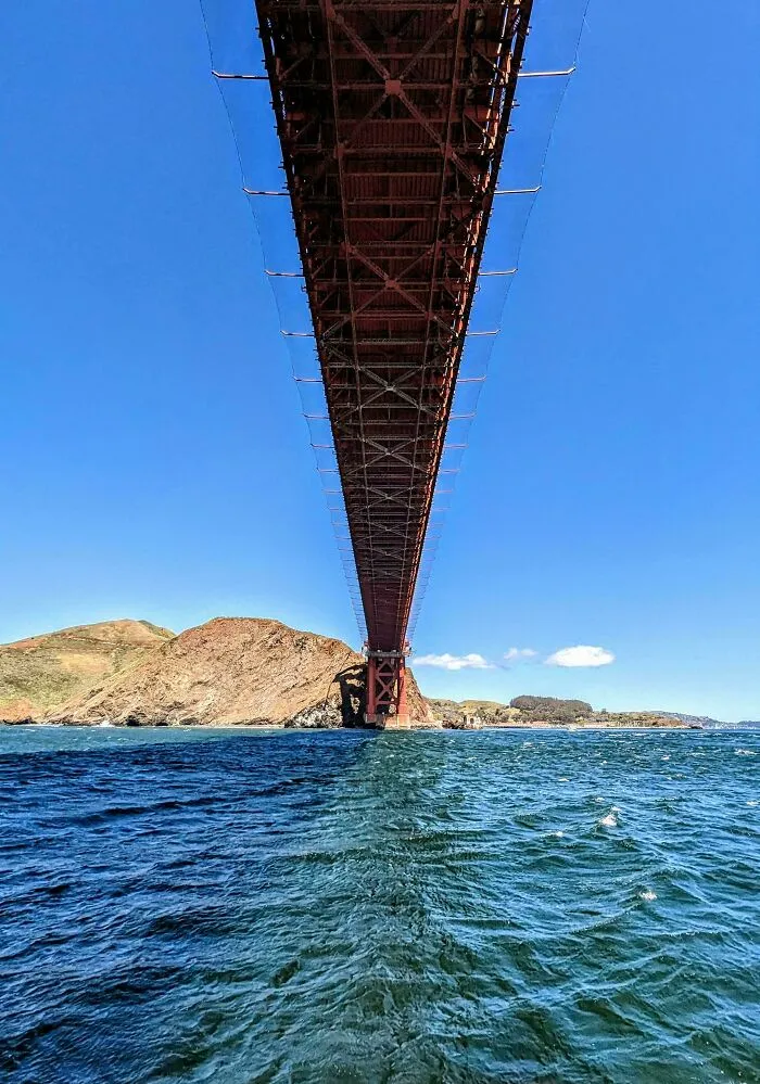 Golden Gate Bridge From The Water