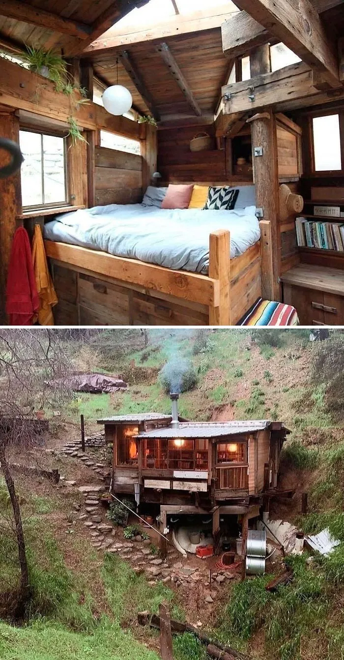 I Like This Simple Tiny House..no Internet.. Just Calmness