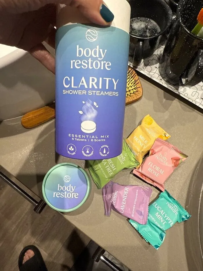 Your Regular Old Shower Is About To Get A Serious Aromatherapy Upgrade, Transforming It Into A Steamy Escape Pod From The Midweek Madness, All Thanks To These <a Style="Display:inline;" Href="Https://Www.amazon.com/Bodyrestore-Shower-Steamers-15-Gifts/Dp/B08bc88kg1?ie=utf8&th=1&linkcode=ll1&tag=bporange-20&linkid=666bc9fff8fd0d36e4411b6fd1a14430&language=en_us&ref_=as_li_ss_tl" Target="_blank"><span Style="Font: Inherit; Color: #d74b1f;"> Body Restore Shower Steamers </Span>