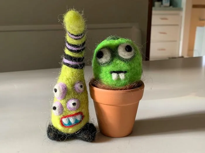 Needle, Felt, And Nurture Your Own Adorable Cactus Crew With The <a Style="Display:inline;" Href="Https://Www.amazon.com/Woolbuddy-Needle-Felting-Cactus-Kit/Dp/B07f7v5lfn?ie=utf8&th=1&linkcode=ll1&tag=artandesignews-20&linkid=a76bc2e86ce27152c282f1e2817ba5a9&language=en_us&ref_=as_li_ss_tl" Target="_blank"><span Style="Font: Inherit; Color: #d74b1f;"> Felting Kit With Cactus Monsters</Span> - A Complete Kit For Crafty Monster Makers