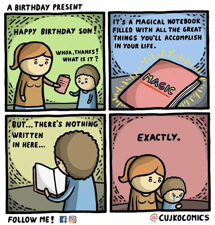 50 Funny Comics With Sinister Twists And Turns By These Artists