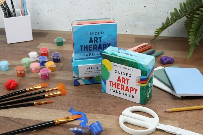 Let Mom Unlock Her Inner Bob Ross Minus The Happy Little Trees Accident Cleanup Using An <a Style="Display:inline;" Href="Https://Www.amazon.com/Guided-Art-Therapy-Card-Deck/Dp/0593690346?pd_rd_w=carko&content-ID=amzn1.sym.8a10c2c7-F345-43fe-8351-F531445b2bd5&pf_rd_p=8a10c2c7-F345-43fe-8351-F531445b2bd5&pf_rd_r=8wezdqdefwzdk5350pmm&pd_rd_wg=0dhba&pd_rd_r=112cffaf-6421-4889-Bd54-Df9b50fc2427&pd_rd_i=0593690346&psc=1&linkcode=ll1&tag=bpdog-20&linkid=b92d2e25d7a8c6d955d758d616b972a7&language=en_us&ref_=as_li_ss_tl" Target="_blank"><span Style="Font: Inherit; Color: #d74b1f;"> Art Therapy Card Deck </Span>