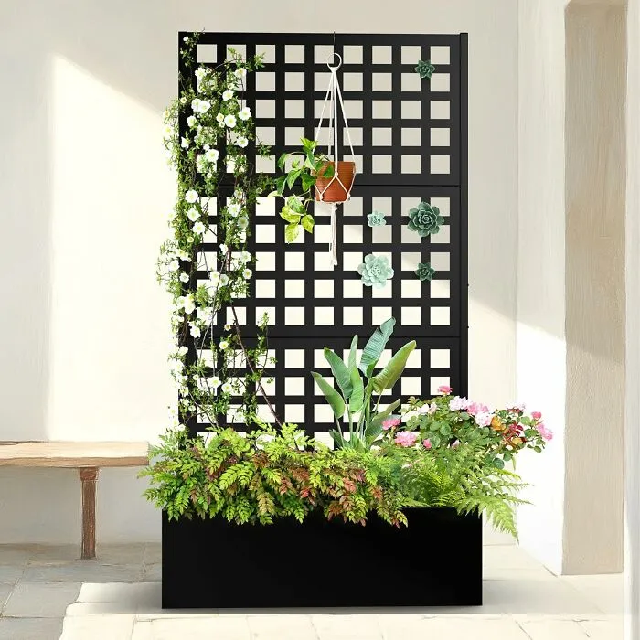 Elevate Your Garden Game With The <a Style="Display:inline;" Href="Https://Www.amazon.com/Tuyohw-Planter-Trellis-Raised-Garden/Dp/B0dhchv1w7?pd_rd_w=eo61c&content-ID=amzn1.sym.7379aab7-0dd8-4729-B0b5-2074f1cb413d&pf_rd_p=7379aab7-0dd8-4729-B0b5-2074f1cb413d&pf_rd_r=antqsw2242j6z9838q6y&pd_rd_wg=ybosq&pd_rd_r=5f9ce504-Afe9-4b4b-8dd4-58b2f79505cd&pd_rd_i=b0dqkpbj49&th=1&linkcode=ll1&tag=bpgorilla-20&linkid=6bb6db42634f79570adbd221b903ded2&language=en_us&ref_=as_li_ss_tl" Target="_blank"><span Style="Font: Inherit; Color: #d74b1f;"> Metal Planter Box With Trellis Raised Garden Bed</Span>, A Sturdy And Stylish Space-Saving Solution That Gives Your Plants Room To Grow, Climb, And Thrive In Style
