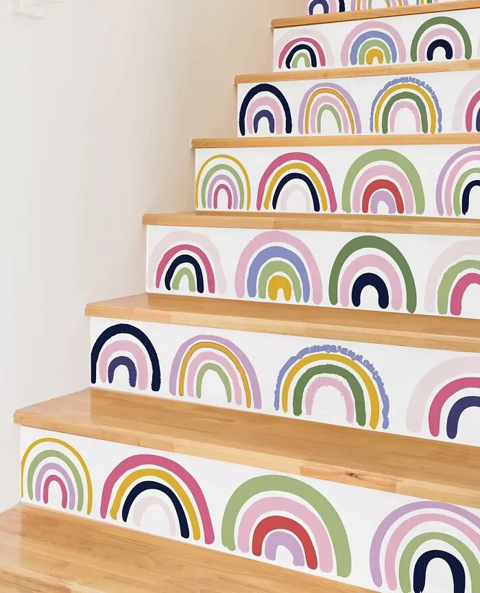 Transform A Mundane Staircase Into A Vibrant, Whimsical Wonderland With These <a Style="Display:inline;" Href="Https://Www.amazon.com/Amazing-Wall-Rainbow-Adhesive-Decoration/Dp/B0bwyhzlt8?crid=1985fpupx0hp&dib=eyj2ijoimsj9.vaumqveylg--8sqxaw8wpti6-Vkwvplzq3t6_dat8vfggd0him5-Ciec2z3kqmawznkqpttdx4ujrcm1msz9hr1cntm8_zyolpzgcwp_revw1x9zdhr7iuv3pbvzuhzs84orhny3c9pihuqpobl30l45yuzfjl7qh6szjhmh8jflj-Tcw6trltg3cjc9ptvonuuczor5c52ltzove3la4dae7vgepyltf4ip8ppbz8shirmt7oyoi0x9ozo5o9wo7gpdu0ez-Cyn_w7rdbeuaoesobggvnbsiqlaa3sasfg.sjbgfjznqho1w5gw0hy2hxoqkuq0pa_tmqtbb51lbpu&dib_tag=se&keywords=stair%2bdecals&qid=1744967150&sprefix=stair%2bdecals%2caps%2c314&sr=8-50&th=1&linkcode=ll1&tag=bpapple-20&linkid=b5b50992ae6e6a3ff908c12522e00e8f&language=en_us&ref_=as_li_ss_tl" Target="_blank"><span Style="Font:inherit;color:#d74b1f;"> Hand-Drawn Rainbow Stair Stickers</Span>