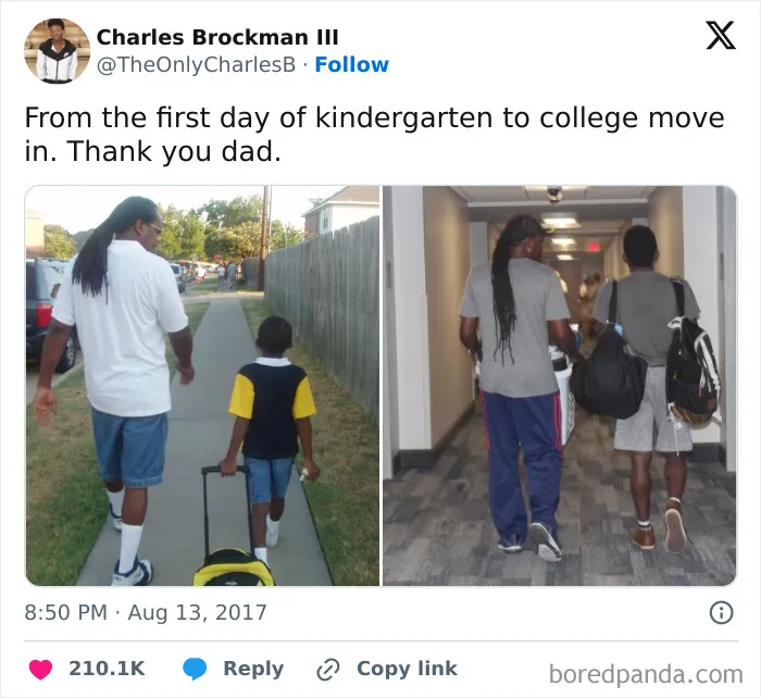 Dad Taking His Son To Places