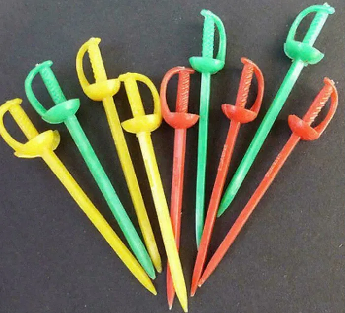 Anyone Else Use Plastic Cocktail Swords For Creating Sword Fights Between Your Action Figures?
