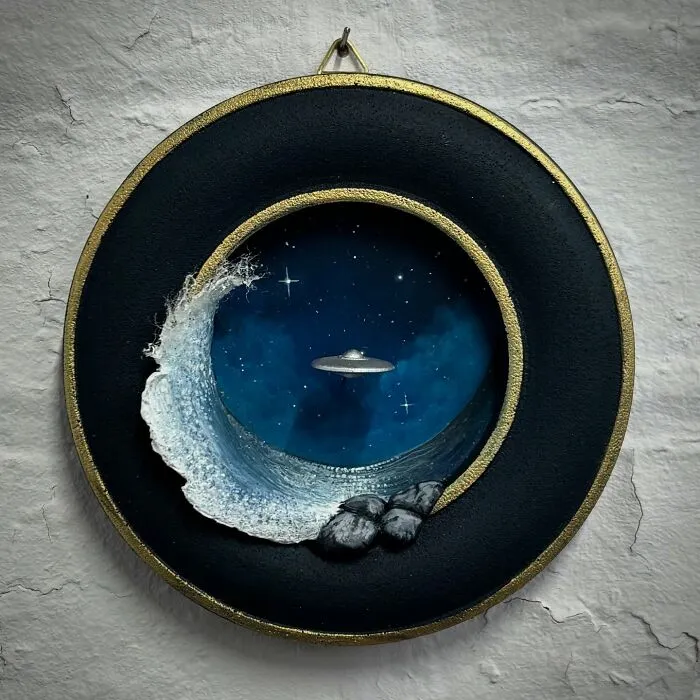 Artist Builds Fantastical Dioramas That Look Straight Out Of A Sci-Fi Fairytale (50 Photos)