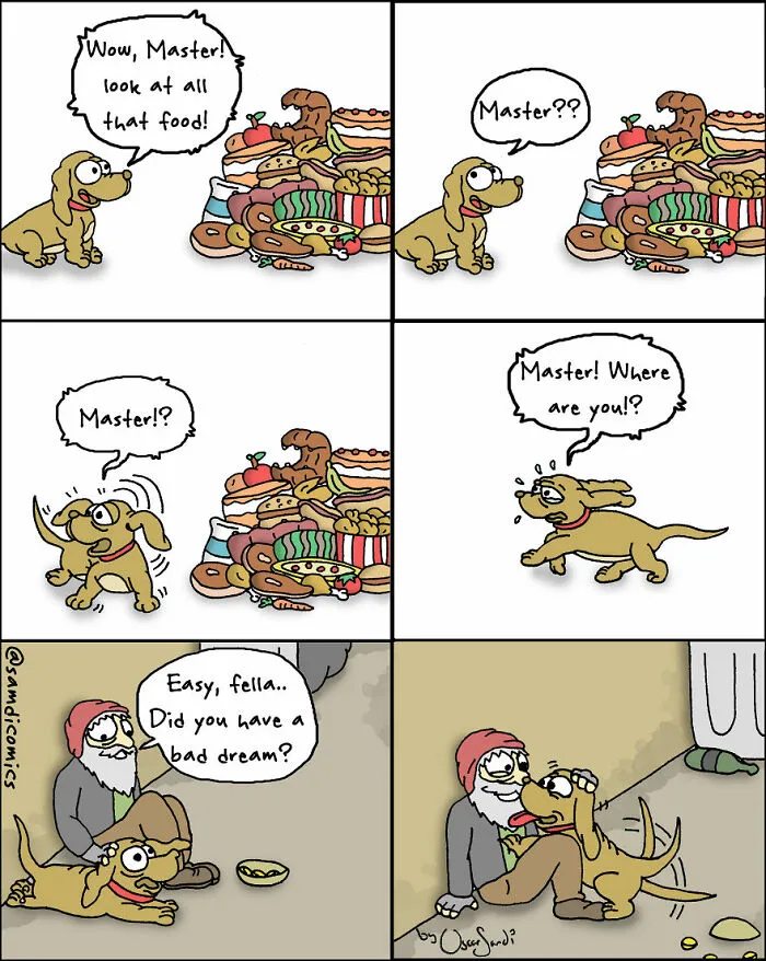 50 Funny Comics With Sinister Twists And Turns By These Artists