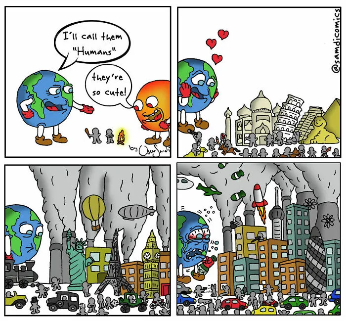 50 Funny Comics With Sinister Twists And Turns By These Artists