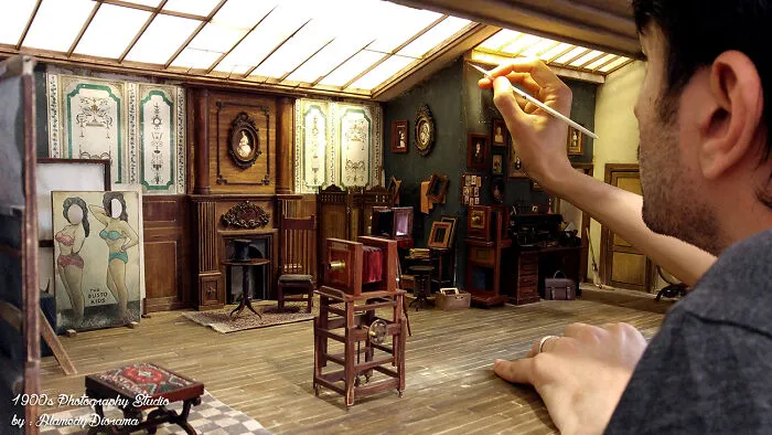 Miniature 1900s Photo Studio By Ali Alamedy