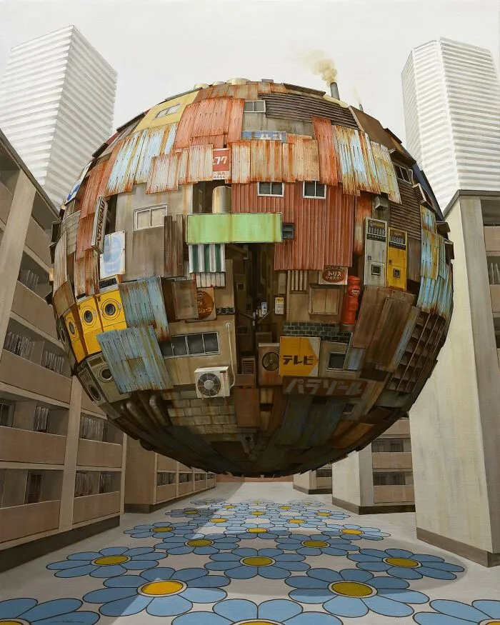 30 Futuristic And Eerie-Looking Orb Paintings That Symbolize Post-Apocalyptic Earth, By This Artist