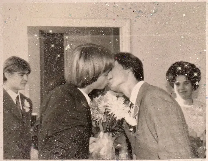 Grant And I Couldn T Stop Kissing On Our Wedding Day