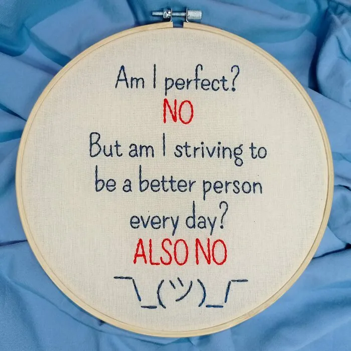 Funny Embroidery Artwork By Rebordação Handmade Embroidery