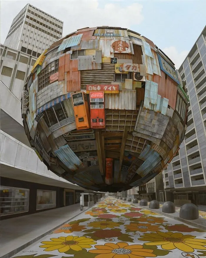 30 Futuristic And Eerie-Looking Orb Paintings That Symbolize Post-Apocalyptic Earth, By This Artist