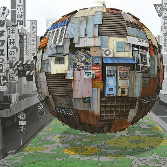 30 Futuristic And Eerie-Looking Orb Paintings That Symbolize Post-Apocalyptic Earth, By This Artist