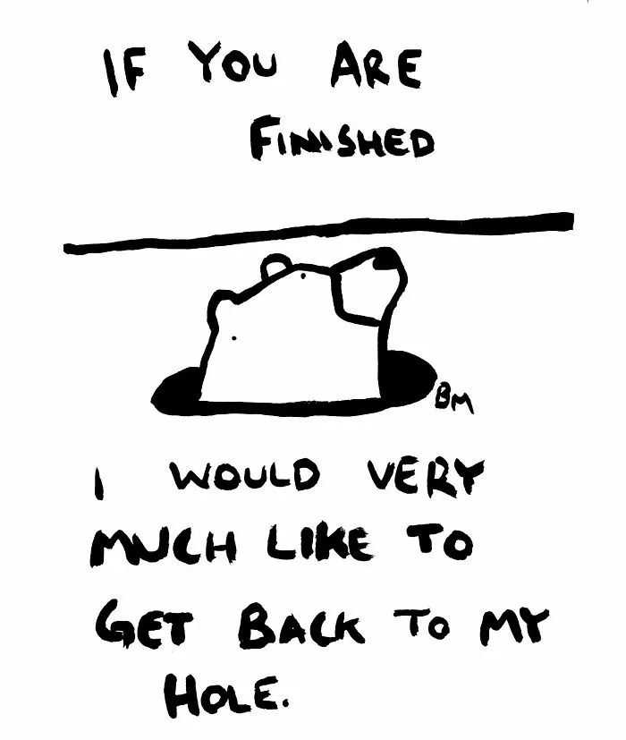 44 Hilariously Offbeat Animal Sketches By Billy Murphy