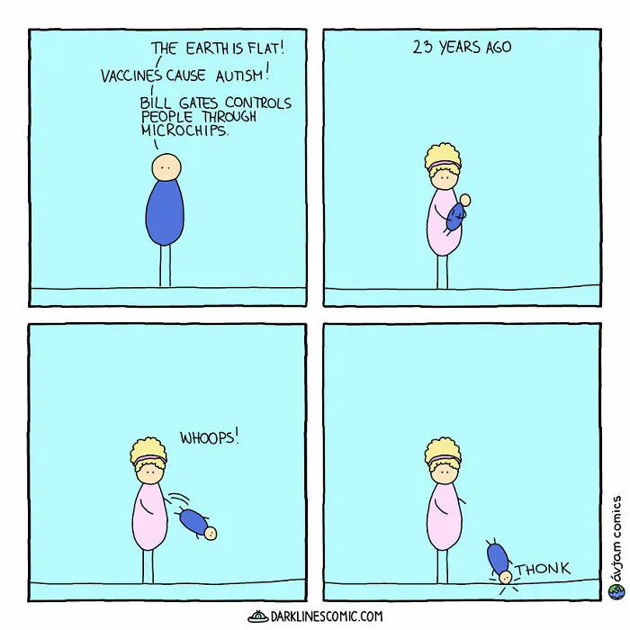 50 Funny Comics With Sinister Twists And Turns By These Artists