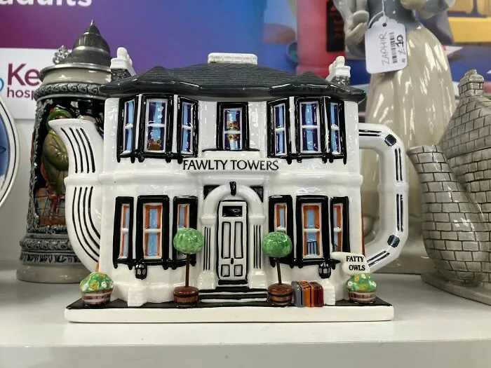 Fawlty Towers Or Emmerdale Fan? Memorabilia Teapot