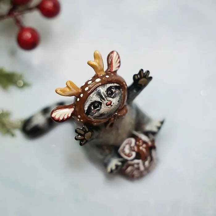 Artist Creates Adorable Animal Figurines, Here Are 48 Of Her Best Ones