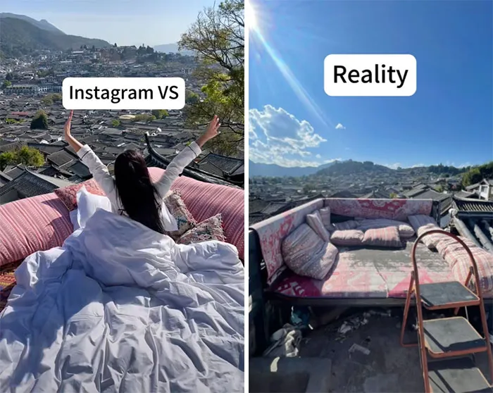 Instagram VS Realidad: 40 ejemplos necesarios que muestran la verdad tras las fotos